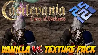 Castlevania Curse of Darkness HD Texture Pack Comparison | PCSX2 PS2 Emulator PC