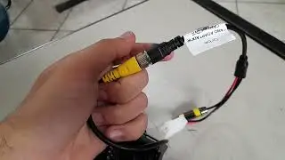 Câmera 2 em 1 Ré ou Frontal 12V Direcional HD Plug M12 Visão Noturna CD1651