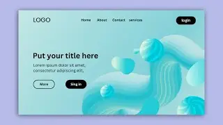 How to make a website using html and css || Make a website header #coding