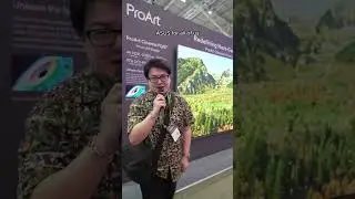 As a Pro in Art, I felt right at home at the Asus booth in Computex