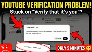 Yt Studio Verify that it's you problem | Chrome Browser youtube studio verify it's you problem 