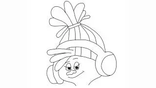 Simple Drawing DJ Suki. Trolls World Tour. Как нарисовать просто?