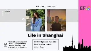 Live Q&A | Shanghai Culture Sharing