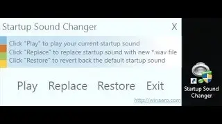 How to change windows 10 startup sound