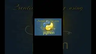Part 7 | Python Programming | Creating a for loop using tuples