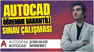 ✅ AUTOCAD DERSLERİ #2 ✅ SINAV - ÇİZİM - KOMUTLAR | AUTOCAD 2021 |ÖĞRENME GARANTİLİ AUTOCAD DERSİ