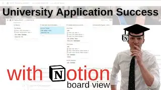 Notion Board View Virtually GUARANTEES University Application Success | Teacher Tutorial