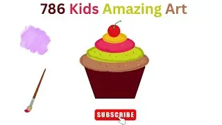 How to draw Cup cake in ms paint # Ms paint tutorial