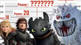 🐉 HTTYD: Dragon Power Comparison | Satisfying Size & Strength! 