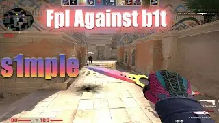 s1mple vs b1t FPL CLASH🔥(ANUBIS POV)