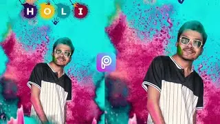 HOLI special picsart photo editing #holiphotoediting#holi #happyholi #holiediting#editzarmy#picsart