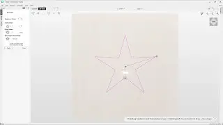 How to draw a star in Vectric software | Creating Vectors | V12 Tutorials