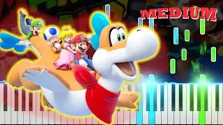 Mario 3D Land Opening Song | Piano Tutorial
