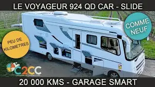 Présentation LE VOYAGEUR LINER 924 QD CAR 2018 SLIDE - IVECO 205 CV  ** vendu **