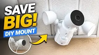EASY! DIY Google Nest Camera with floodlight eave mount