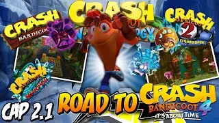El Mejor juego de la trilogia :'3 - Road to Crash Bandicoot 4-Crash N Sane Trilogy 1 Gordigames 2/1