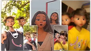 The Love Cartoon Face Reels Editing | Instagram Trending Cartoon Reels Editing | Snapchat Video Edit
