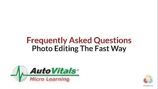 FAQ How Can Service Adviser Edit All Photos Quickly