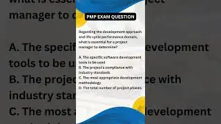 #pmpexamquestions #pmpexamprep #pmpexam #pmpcertification #pmpcertified