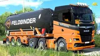 Driving on a Scenic route with MAN TG3 TGX Promods Euro truck simulator 1.49 #ets2