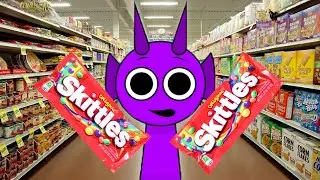 Purple Sprunki Skittles Meme | Incredibox Sprunki Animation