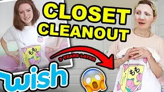 HUGE CLOSET CLEAN OUT!!! CLOTHING FROM WISH, BOOHOO, PRETTY LITTLE THING, MISSGUIDED & MORE (PART 3)