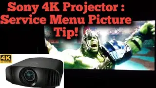 Sony VPL-VW285ES/295ES/385ES : How to disable the zone convergence correction software.