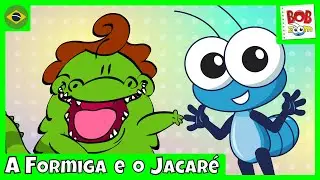 A Formiga e o Jacaré | Bob Zoom e Jacarelvis | Vídeo Infantil Musical Oficial 