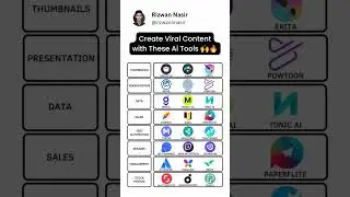 Save this for Later ✨💎Content Creation Ai Tools 🤯 #aitherevolution #ai #aitools #Aicontent