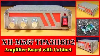 How To Make Amazing Cardboard Amplifier Cabinet by TPA3116 D2 Amplifier Circuit // Amplifier Cabinet