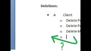How to fix: Tab button does not indent bullet point