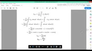 FULL WAVE RECTIFIER-Mathematical Analysis