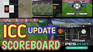 PES 2021 New Scoreboard ICC Season 2022-2023