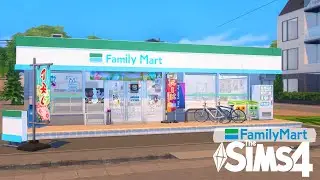 Japanese Convenience Store 🏪 | NO CC + Gallery Art | THE SIMS 4 | STOP MOTION