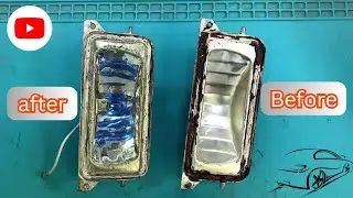 نحوه تعمیر و بازیابی چراغ های جلو اتومبیل - How to repair and restore car headlights