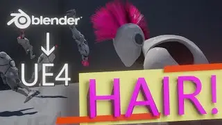 Hair Grooms in UE4! (Blender) - Tutorial