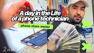 COME TO WORK WITH ME | phone shop edition, 2nd vlog