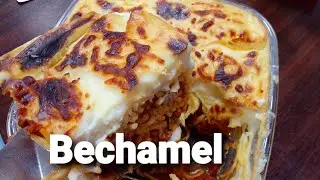 Bechamel | Baked spaghetti with creamy sauce| easy recipe