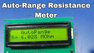 Arduino Smart Digital Multimeter|||||Auto-Range Resistor meter 6MOhm to 0.1Ohm! High Accuracy