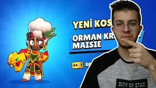 BRAWL PASS BİTTİ VE ORMAN KRALİÇESİ MAISIE ALDIM !! BRAWL STARS