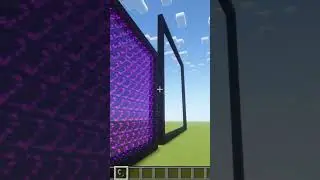 How Big Can A Nether Portal Be #shorts