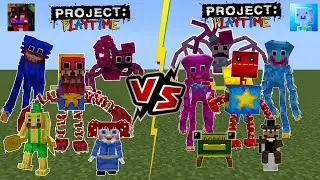 Project Playtime MOD [Funtime Lefty] VS Project Playtime addon [ICEy] Minecraft PE