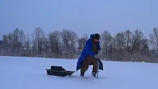 Зимняя рыбалка на мормышку! Рыбалка на ОКЕ!