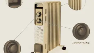 Unboxing of Glen oil Filled room heater (Radiator) for Winter