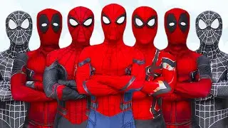 We Are Big Family | Brother Spiderman Fighting Bad Guys Together