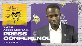 Kwesi Adofo-Mensah Discusses the Selection of Wide Receiver Jordan Addison in the 2023 NFL Draft