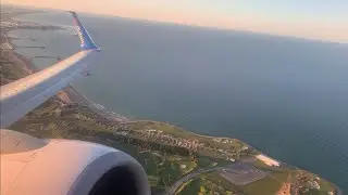 Beautiful Scenic departure from Muscat - Flydubai Boeing 737-800