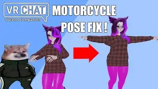 How to fix avatar Motorcycle Pose back to T-pose - FAST AND EASY - VRChat 3.0 Unity Tutorial
