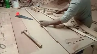 Amazing Woodworking Carpentry Skills / How To Build Dubble Bed / DIY Plywood Bed  #woodworking  #10