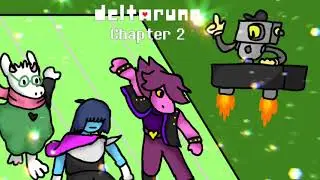 a cyber's world(remix) (deltarune chapter2)